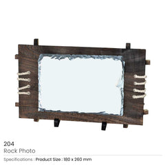 Custom Printed Rock Photo | Logo Branding Corporate Gift | UAE Delivery | Yalla Printing UAE