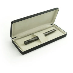 Custom Printed Rollerball Pens Swirl Design In Gunmetal Finish With Pu Leather Box | Exhibitions, Conferences, Corporate Events | Yalla Printing UAE
