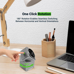 3-in-1 Rotating Wireless Charging Station 15w Fast Charging | Logo Branding Corporate Gift | UAE Delivery | Yalla Printing UAE