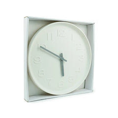 Custom Printed Round Analog Wall Clock Matte Finish White | Logo Branding Corporate Gift | UAE Delivery | Yalla Printing UAE
