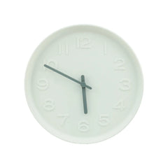Round Analog Wall Clock Matte Finish White | Custom Packaging Printing | Free Design Support | Yalla Printing UAE