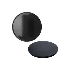 Custom Printed Round Black Metal Badges - Stainless Steel | Corporate Award & Recognition Gift | UAE Delivery | Yalla Printing UAE