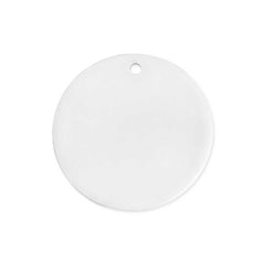 Custom Printed Round Ceramic Ornaments - Ceramic | Logo Branding Corporate Gift | UAE Delivery | Yalla Printing UAE
