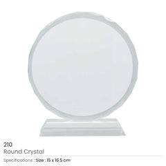 Round Crystals Awards