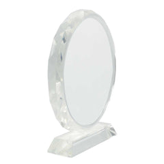 Custom Printed Round Crystals Awards | Corporate Award & Recognition Gift | UAE Delivery | Yalla Printing UAE