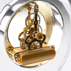 Custom Printed Round Crystal Clock Awards With Oval Glass Base In Box | Exhibitions, Conferences, Corporate Events | Yalla Printing UAE