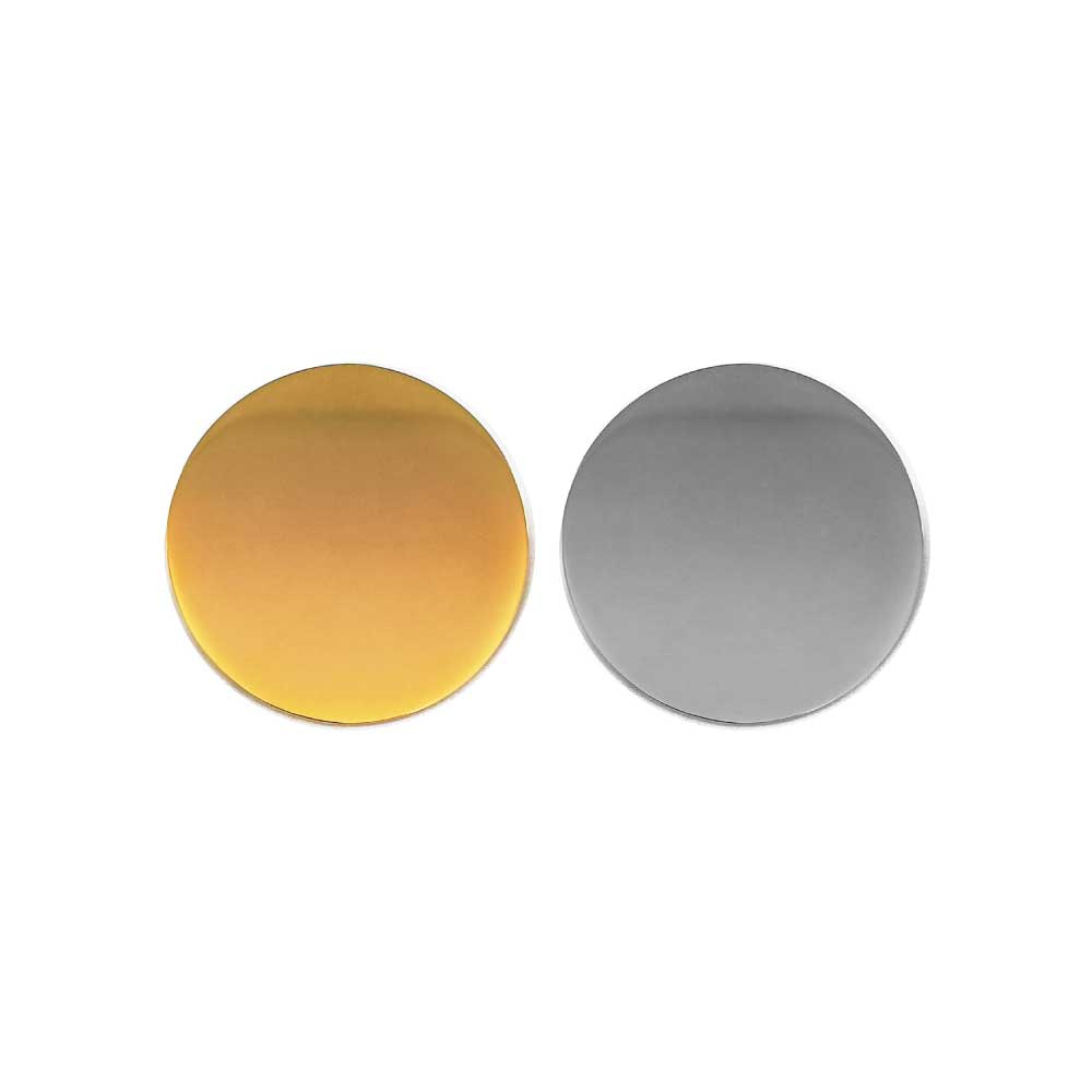 Custom Printed Round Flat Metal Badges 20mm | Corporate Award & Recognition Gift | UAE Delivery | Yalla Printing UAE