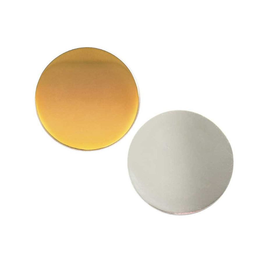 Custom Printed Round Flat Metal Badges - Stainless Steel | Exhibitions, Conferences, Corporate Events | Yalla Printing UAE