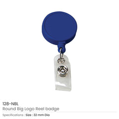 Custom Printed Round Logo Badge Reels | Corporate Award & Recognition Gift | UAE Delivery | Yalla Printing UAE