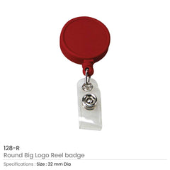 Custom Printed Round Logo Badge Reels | Corporate Award & Recognition Gift | UAE Delivery | Yalla Printing UAE