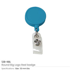 Custom Printed Round Logo Badge Reels | Corporate Award & Recognition Gift | UAE Delivery | Yalla Printing UAE