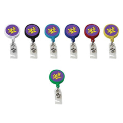 Custom Printed Round Logo Badge Reels | Corporate Award & Recognition Gift | UAE Delivery | Yalla Printing UAE
