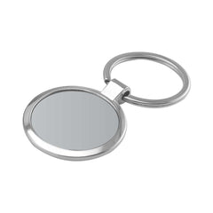 Custom Printed Round Metal Key Holders - Stainless Steel | Logo Branding Corporate Gift | UAE Delivery | Yalla Printing UAE