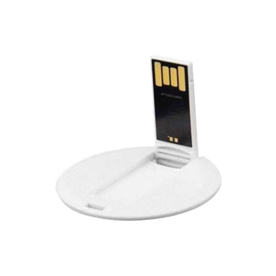 Round Mini Card USB | Logo Branding Flash Drive – Yalla Printing UAE