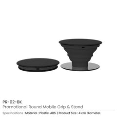 Custom Printed Round Mobile Grip And Stand | Exhibitions, Conferences, Corporate Events | Yalla Printing UAE