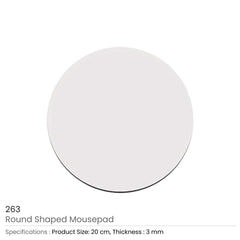 Mouse Pads in Round Shape
