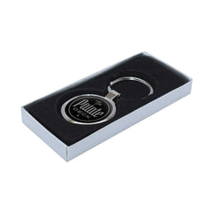 Custom Printed Round Shaped Metal Keychains - Stainless Steel | Logo Branding Corporate Gift | UAE Delivery | Yalla Printing UAE