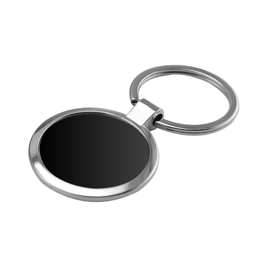 Custom Printed Round Shaped Metal Keychains - Stainless Steel | Logo Branding Corporate Gift | UAE Delivery | Yalla Printing UAE
