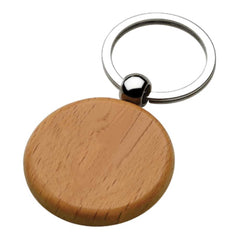 Custom Printed Round Wooden Keychains | Logo Branding Corporate Gift | UAE Delivery | Yalla Printing UAE