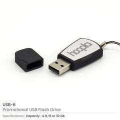 Custom Printed Black Rubberized USB Flash | Exhibitions, Conferences, Corporate Events | Yalla Printing UAE