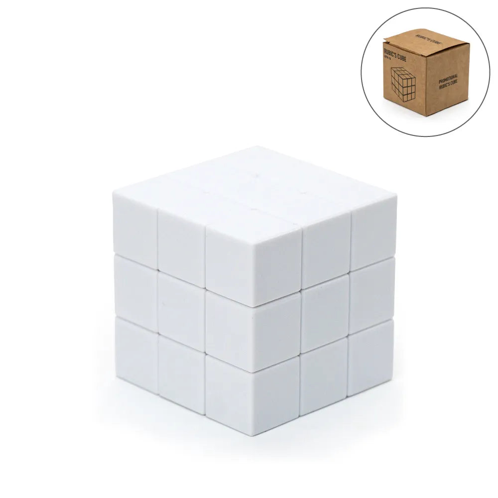 Promotional Rubik's Cube Puzzles White | Restaurant & Takeaway Branding – Yalla Printing UAE