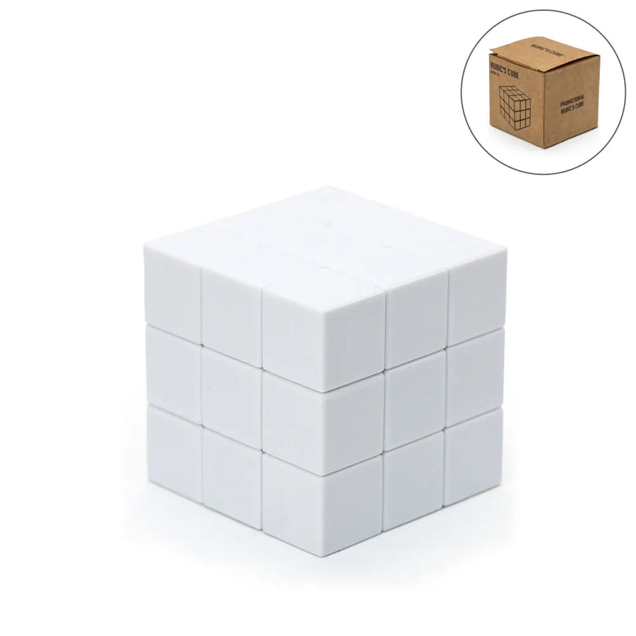 Promotional Rubik's Cube Puzzles White | Restaurant & Takeaway Branding – Yalla Printing UAE