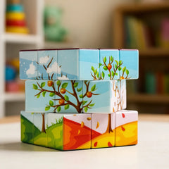 Promotional Rubik's Cube Puzzles White | Restaurant & Takeaway Branding – Yalla Printing UAE