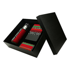 Custom Printed Sadu Design Corporate Gift Sets With Bottle Notebook Powerbank - Cardboard / Corrugated Board | Custom Packaging Printing | Free Design Support | Yalla Printing UAE
