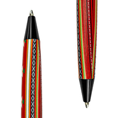 Sadu Design Metal Pens Matte Finish with Twist Action Mechanism and Blue Ink | Custom Packaging Printing | Free Design Support | Yalla Printing UAE