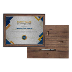 Custom Printed Horizontal Wooden Plaque With Box | Custom Packaging Printing | Free Design Support | Yalla Printing UAE