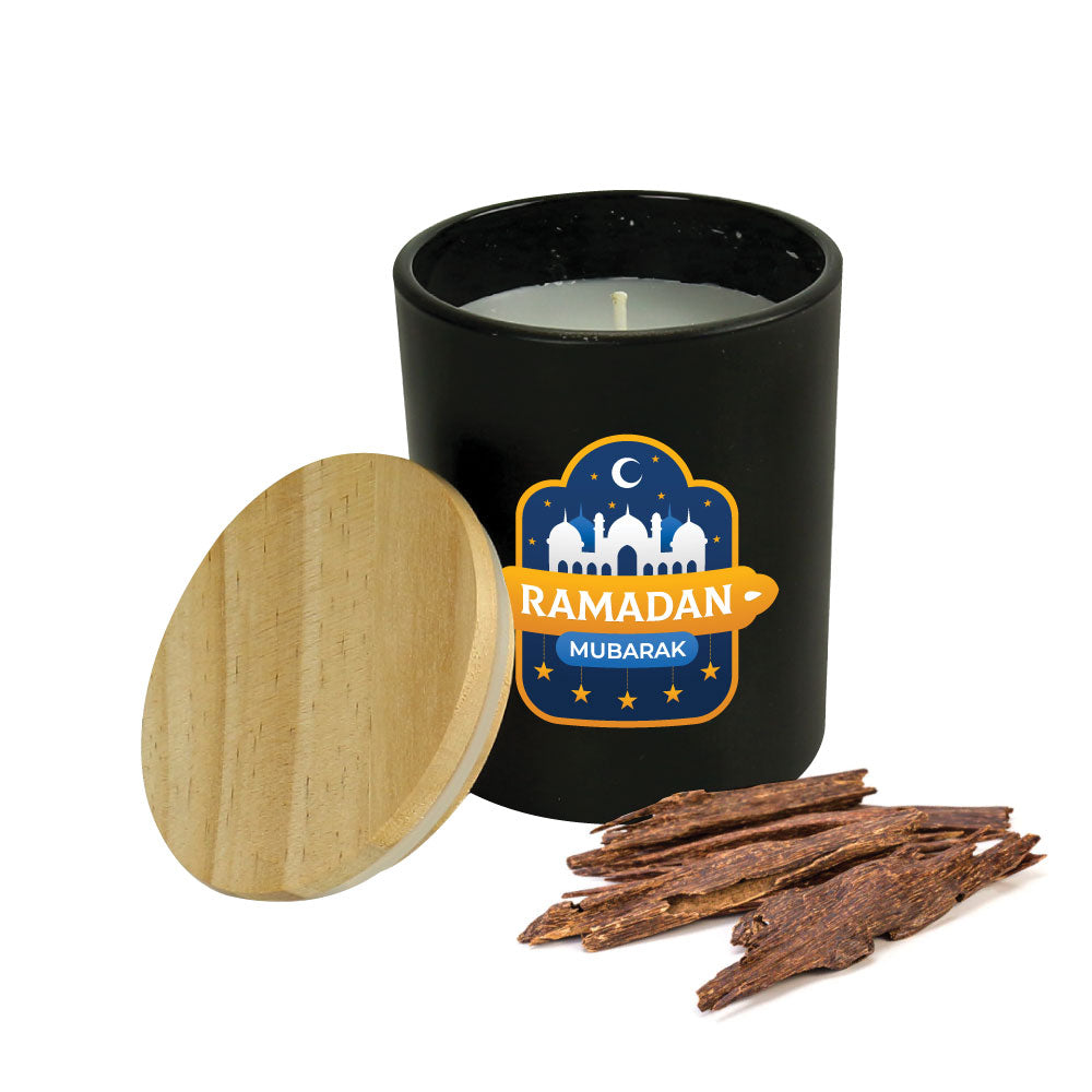 Custom Printed Scented Candles Arabian-Oud &amp; Vanilla Fragrance | Ramadan Gifts | Custom Packaging Printing | Free Design Support | Yalla Printing UAE