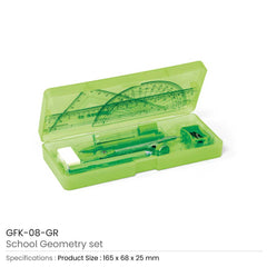 Custom Printed School Geometry Sets | Logo Branding Corporate Gift | UAE Delivery | Yalla Printing UAE