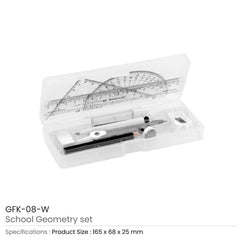 Custom Printed School Geometry Sets | Logo Branding Corporate Gift | UAE Delivery | Yalla Printing UAE