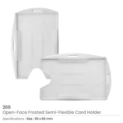 Custom Printed Semi Flexible Id Card Holder | Logo Branding Corporate Gift | UAE Delivery | Yalla Printing UAE