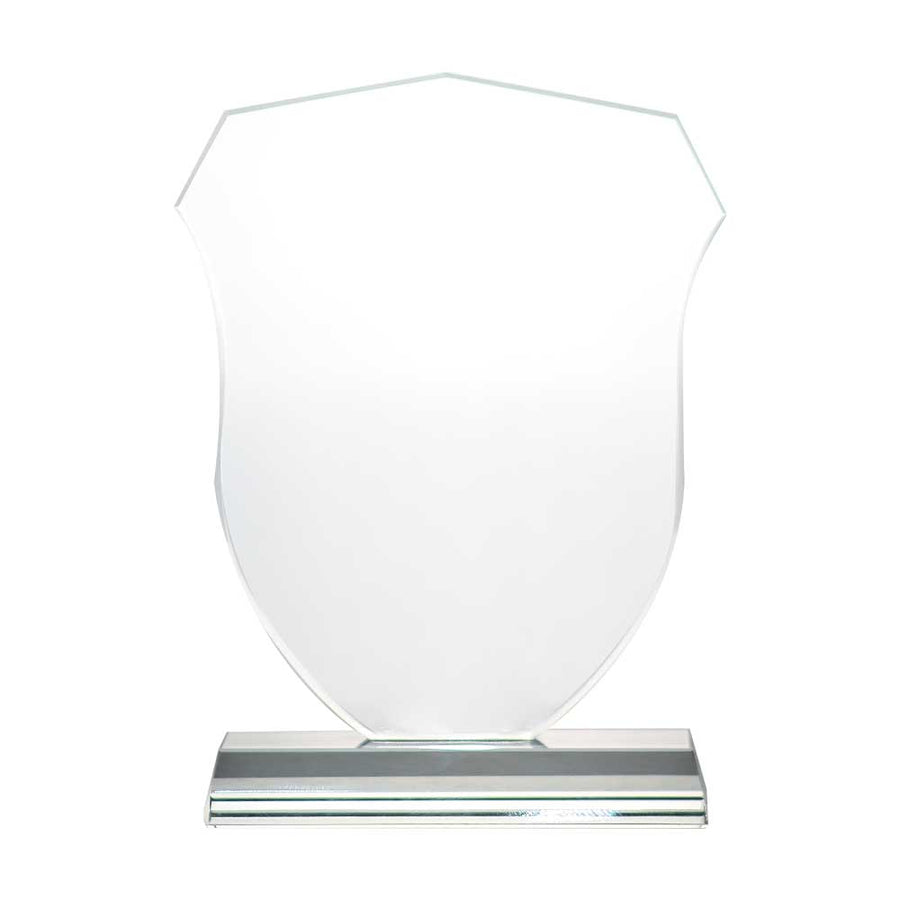 Custom Printed Shield Shaped Crystal Awards | Exhibitions, Conferences, Corporate Events | Yalla Printing UAE