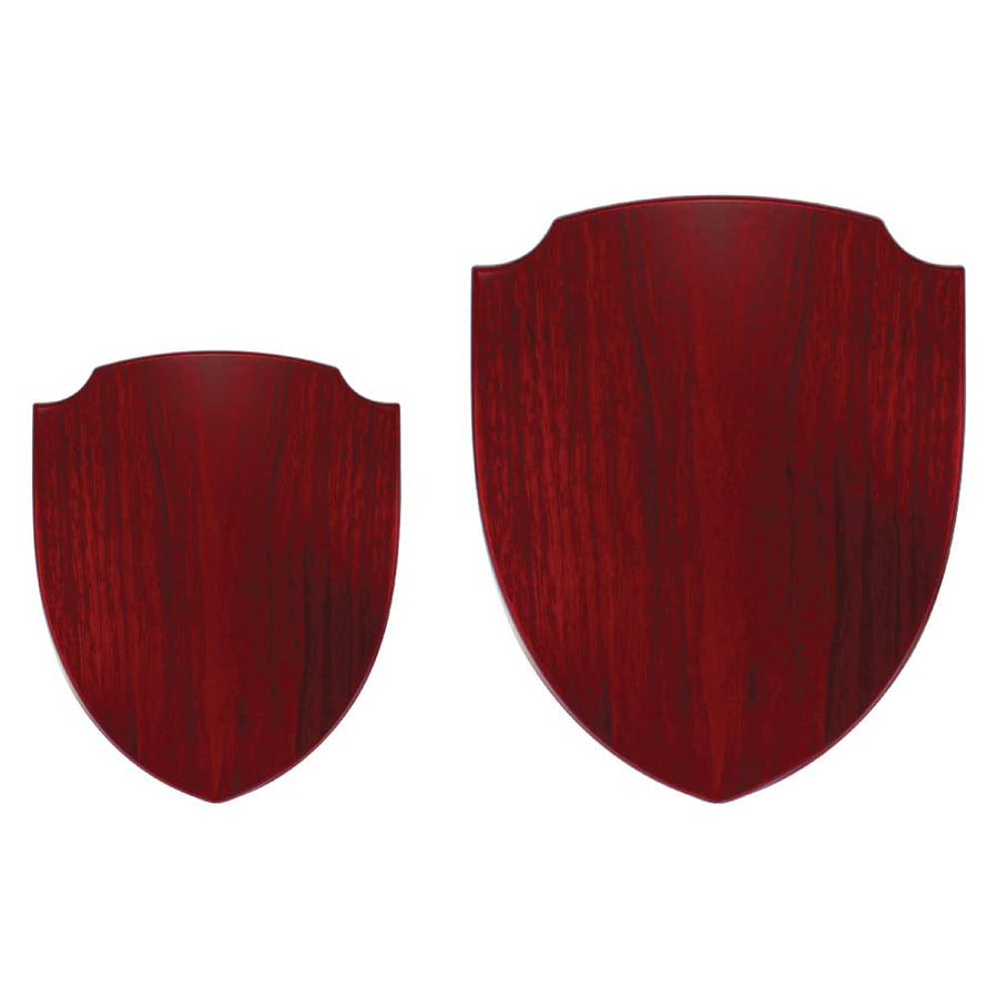 Shield Shaped Wooden Plaque with Box | Corporate Recognition Gift – Yalla Printing UAE