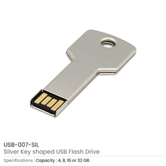 Custom Printed Key Shaped USB Flash Drives | Logo Branding Corporate Gift | UAE Delivery | Yalla Printing UAE