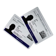 Custom Printed Silver Ultra Id Cards | Logo Branding Corporate Gift | UAE Delivery | Yalla Printing UAE