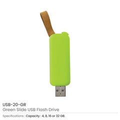 Custom Printed Slide Button USB Flash | Logo Branding Corporate Gift | UAE Delivery | Yalla Printing UAE