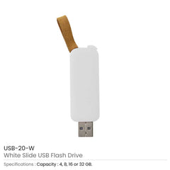 Custom Printed Slide Button USB Flash | Logo Branding Corporate Gift | UAE Delivery | Yalla Printing UAE