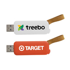 Custom Printed Slide Button USB Flash | Logo Branding Corporate Gift | UAE Delivery | Yalla Printing UAE