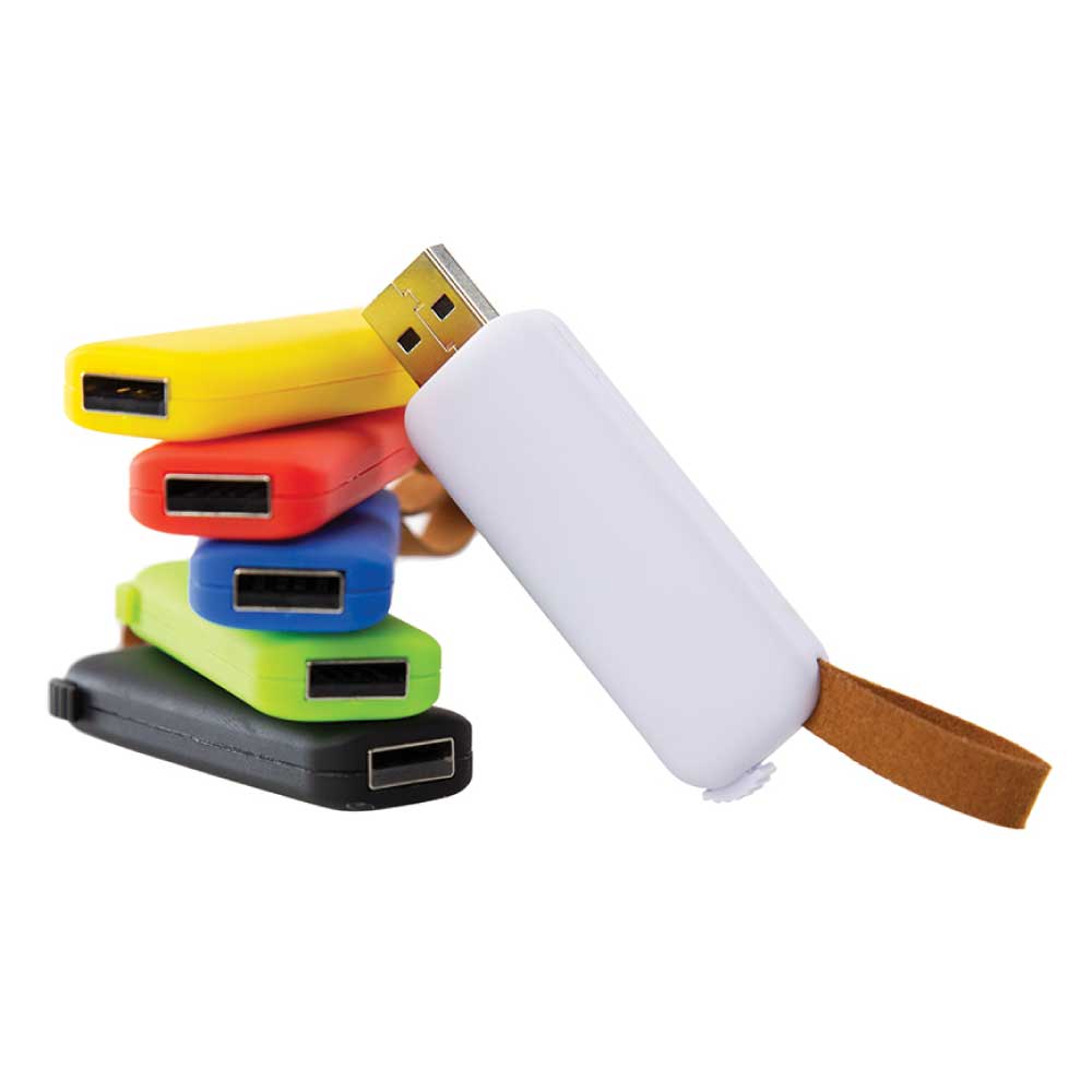 Custom Printed Slide Button USB Flash | Logo Branding Corporate Gift | UAE Delivery | Yalla Printing UAE