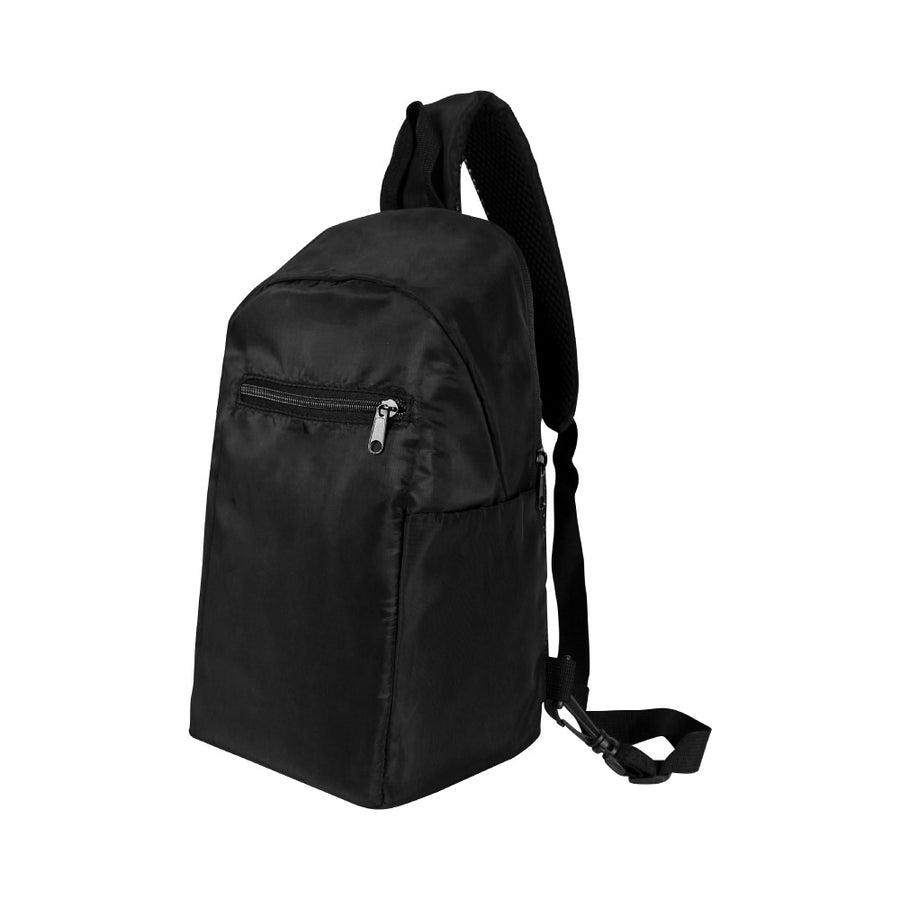 Custom Printed Sling Crossbody Bags In Black Nylon Material | Custom Branded Bag | UAE Delivery | Yalla Printing UAE