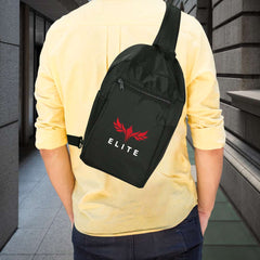 Custom Printed Sling Crossbody Bags In Black Nylon Material | Custom Branded Bag | UAE Delivery | Yalla Printing UAE