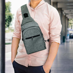 Custom Printed Triangular Sling Crossbody Bags With Headphone Hole | Custom Branded Bag | UAE Delivery | Yalla Printing UAE