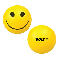 Custom Printed Smiley Face Anti Stress Balls | Logo Branding Corporate Gift | UAE Delivery | Yalla Printing UAE