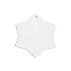 Custom Printed Snowflake Ceramic Ornaments - Ceramic | Logo Branding Corporate Gift | UAE Delivery | Yalla Printing UAE