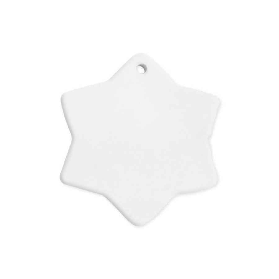 Snowflake Ceramic Ornaments | Custom Packaging Printing | Free Design Support | Yalla Printing UAE
