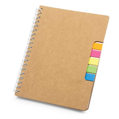 Custom Printed Spiral Notebook With Sticky Note And Pen - Cardboard / Corrugated Board | Logo Branding Corporate Gift | UAE Delivery | Yalla Printing UAE