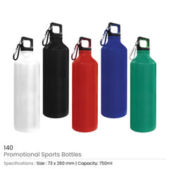 Custom Printed Promotional Sports Bottles - Stainless Steel | Logo Branding Corporate Gift | UAE Delivery | Yalla Printing UAE